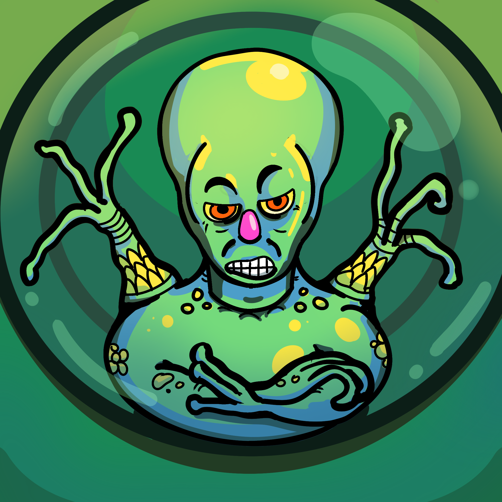 Invaders From Mars, drawn by Rob