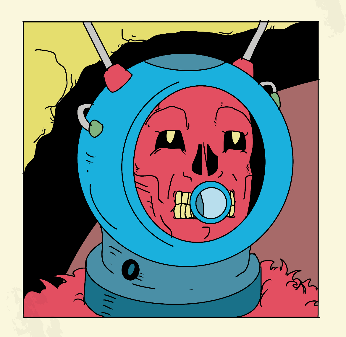 Robot Monster, drawn by Rob